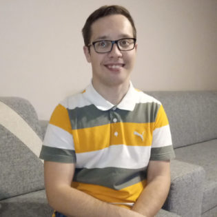 Pomimo choroby Dawid jest pogodnym młodzieńcem 1