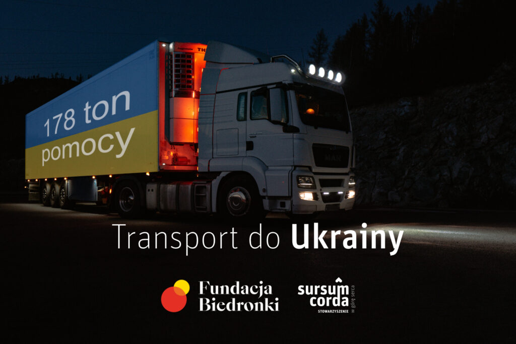 Pomóż przetransportować 13 034 paczki pomocowe do Ukrainy